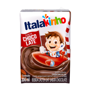 Bebida Láctea UHT Sabor Chocolate 200ml Italakinho