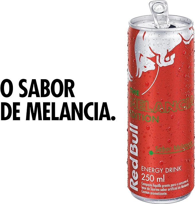 Pack de 4 Latas Red Bull Energético, Melancia, 250 ml - Imagem 3