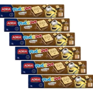 Biscoito Recheado Plugados Adria - Caixa 30 Pctes
