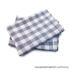 Pano de Chão Saco Alvejado 52x78cm Quadriculado 1 UN Fortfio