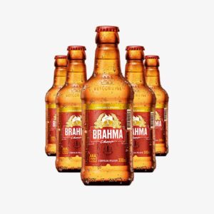 Cerveja Brahma Garrafa 300ML Com 24 Unidades – Vasilhame Incluso