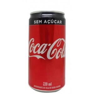 REFRIGERANTE ZERO ACUCAR COCA COLA 220ML