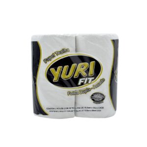 Papel Toalha Yuri Fit 2 Unidades com 100 Folhas