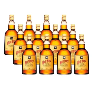 Whisky Escocês WHITE HORSE 8 Anos Garrafa 1 Litro caixa com 12 unidades