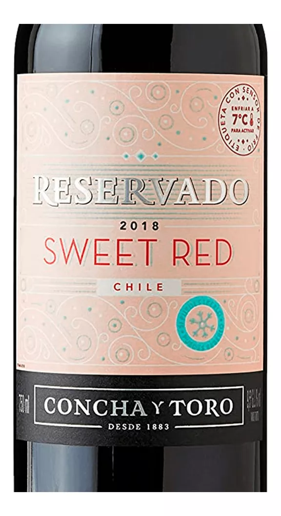 Concha Y Toro vinho tinto suave chileno reservado sweet red 750ml - Imagem 2